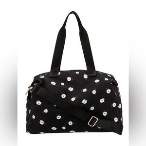Alice + Olivia Black Floral Tote